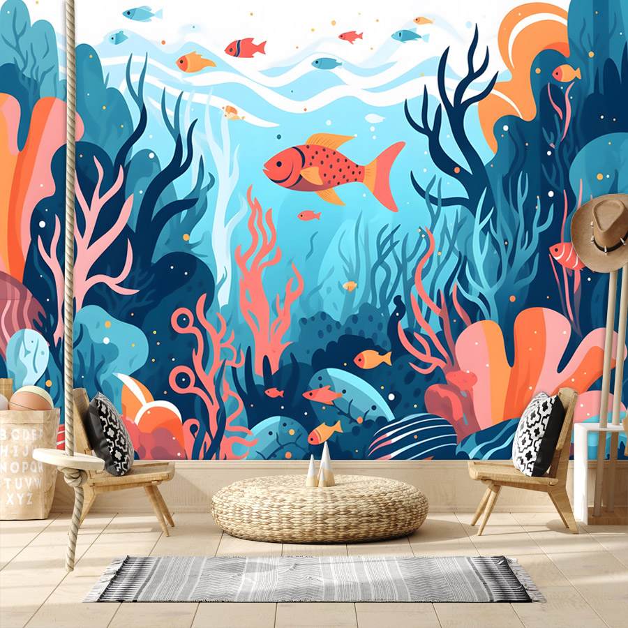 Baby Nursery Peel And Stick Wallpaper - 6+ Cartoon Abzieh- und Aufkleb-Tapeten für