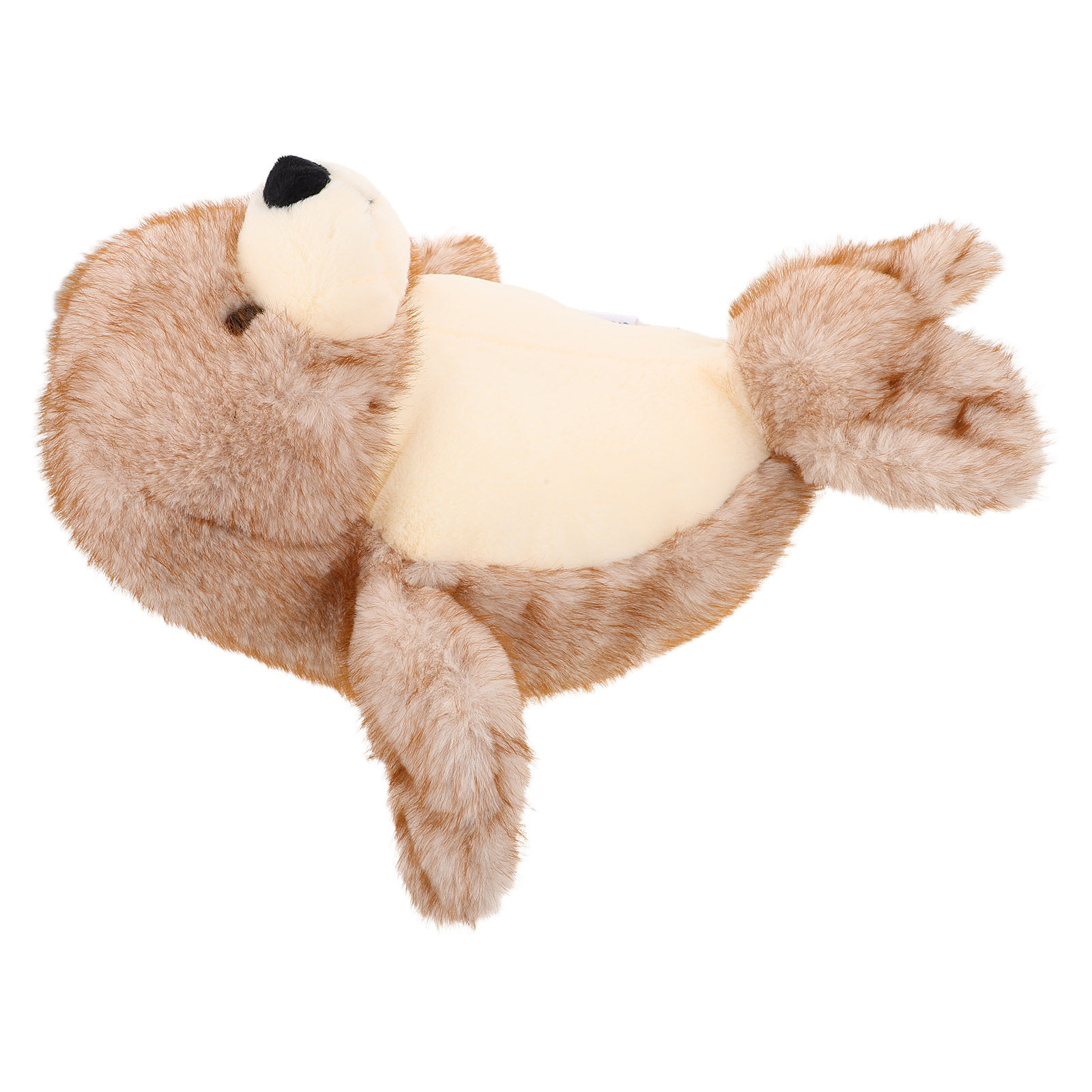 Baby Nursery Decor Girl - Robben-Kuscheltier, weiches, kuscheliges braunes Dekorationskissen für