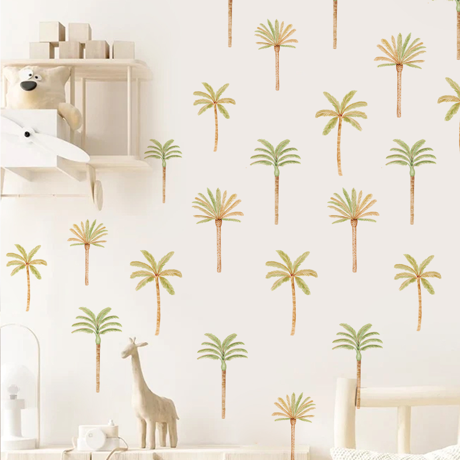 Boho Kokospalme Wandaufkleber  – Baby Girl Nursery Quotes Bewertung und Preis
