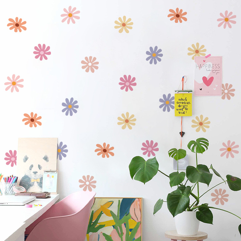 Gänseblümchen-Blumen-Wandaufkl – Baby Nursery Peel And Stick Wallpaper Bewertung und Preis