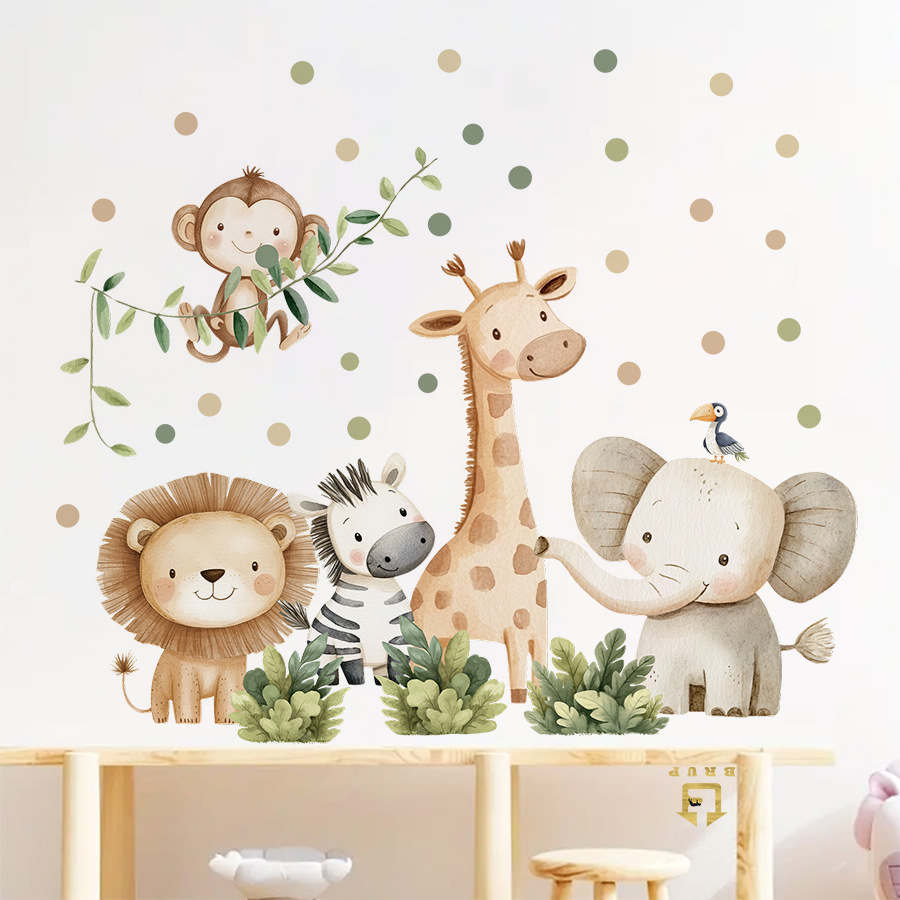 Boho Waldtiere Wandaufkleber f – Baby Nursery Decor Girl Bewertung und Preis