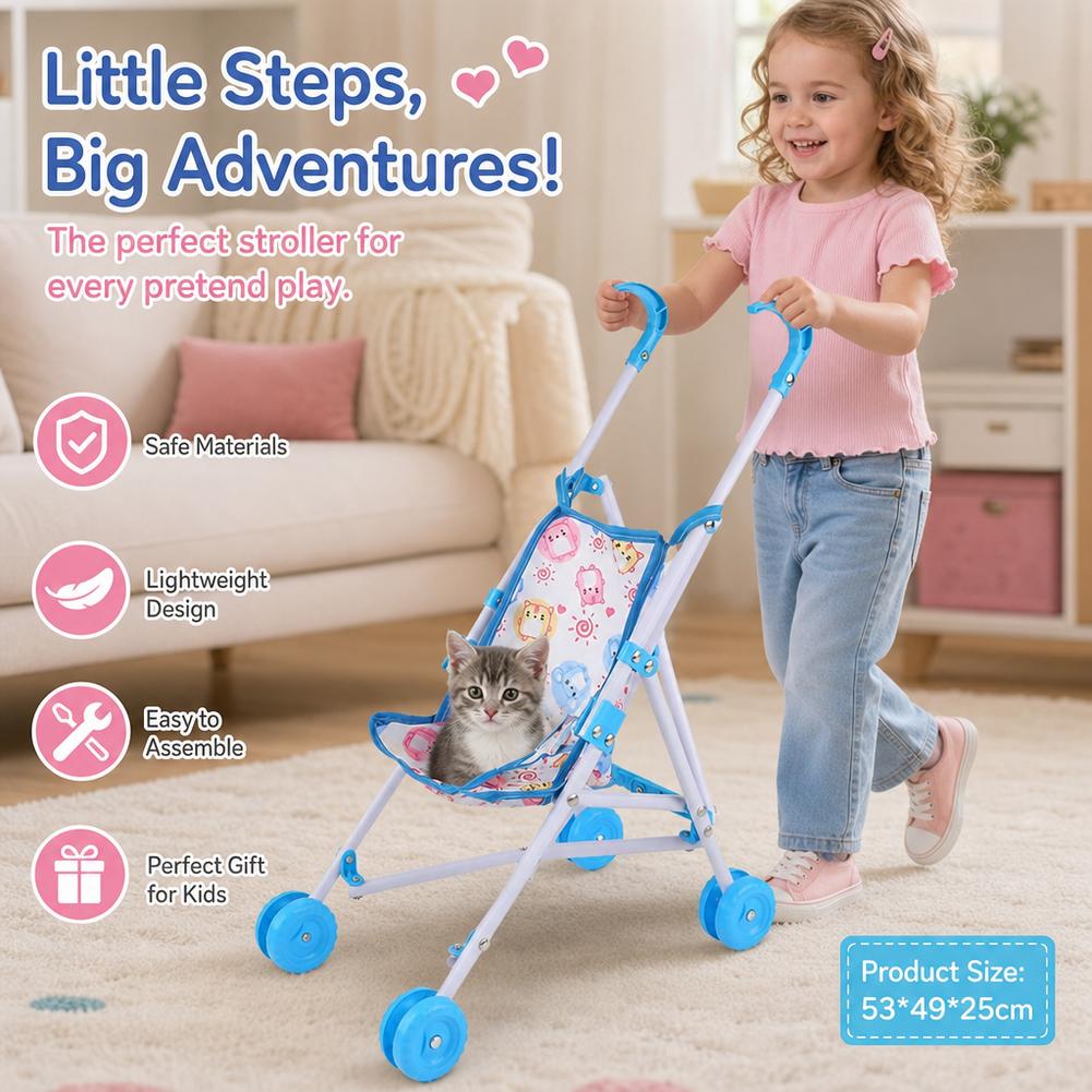 Puppenwagen Rosa Baby-Kinderwa – Baby Nursery Trolley Bewertung und Preis