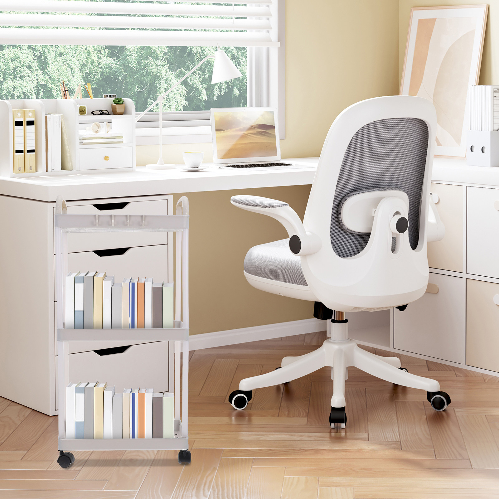3-stöckiger Kunststoff-Aufbewa – Baby Nursery Trolley Bewertung und Preis