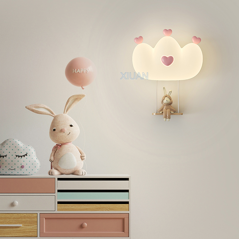 Romantische rosa Krone Wand le – Baby Nursery Wall Lights Bewertung und Preis