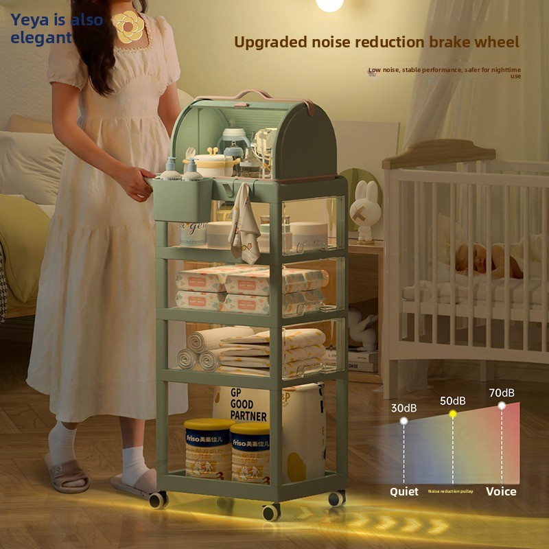 Beweglicher Baby-Aufbewahrungs – Baby Nursery Trolley Bewertung und Preis