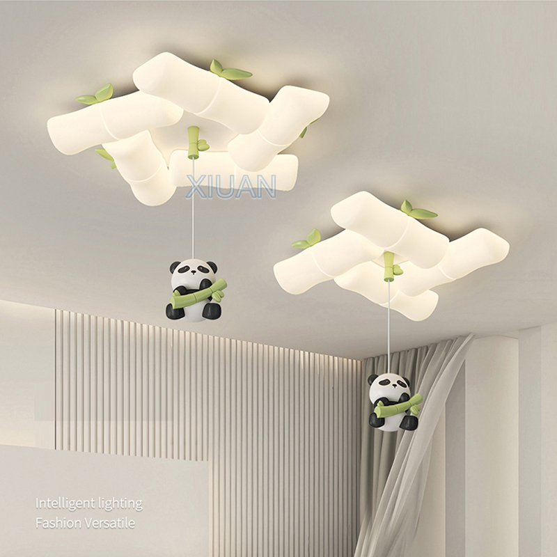 Neue chinesische Panda Decken  – Baby Nursery Light Fixture Bewertung und Preis