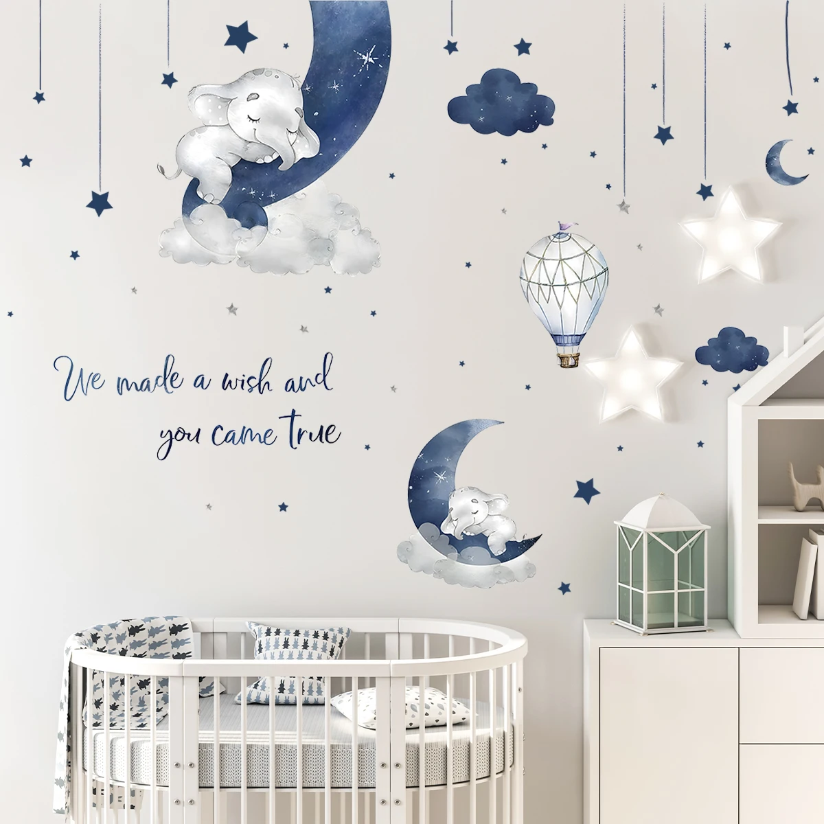 1 Stück Cartoon Tier Elefant W – Baby Girl Nursery Quotes Bewertung und Preis