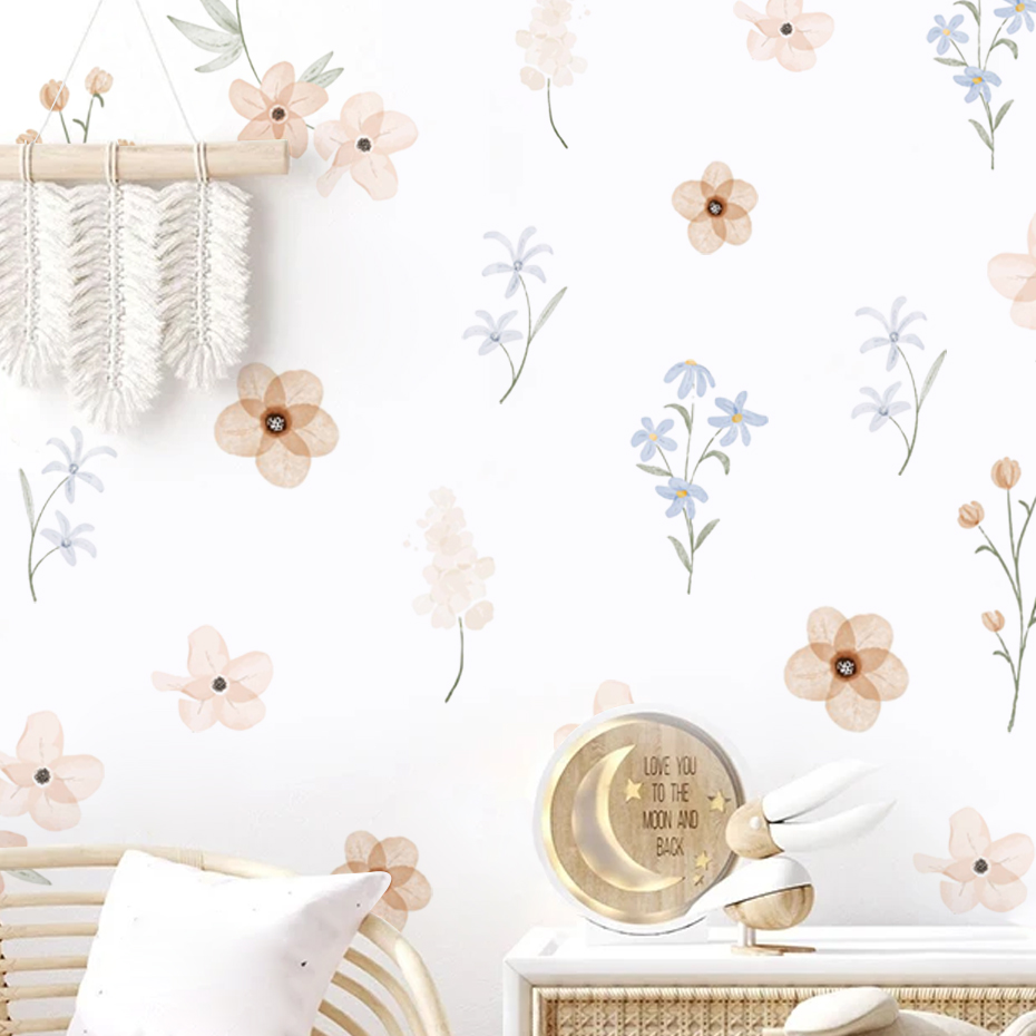Wandaufkleber mit Aquarell-Blu – Baby Girl Nursery Quotes Bewertung und Preis